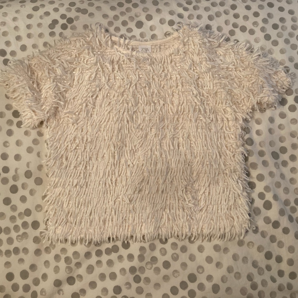 Zara kids white size 10 top new never worn